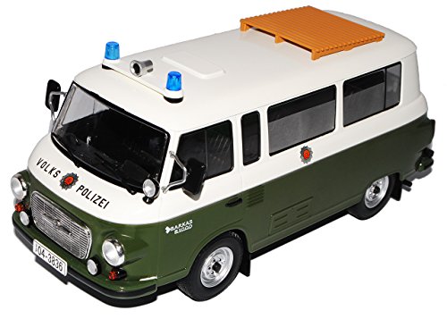 Ixo Barkas B1000 Bus Volkspolizei Grün 1961-1990 1/18 Modell Auto von Ixo