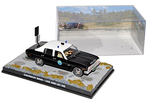 Ixo Chevrolet Nova Polizei Leben und sterben Lassen J. Bond 007 1/43 Modell Auto von Ixo