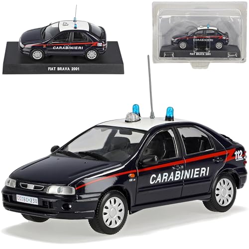 Ixo FIAT Brava 2001 Carabinieri 1/43 De Agostini Modellauto Modell Auto Sonderangebot von Ixo
