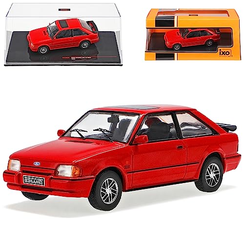 Ixo Ford Escort MKIV XR3i Rot 3 Türer 4. Generation 1986-1990 1/43 Modell Modell Auto von Ixo