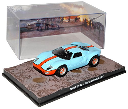 Ixo Ford GT40 Blau Stirb an einem Anderen Tag J. Bond 007 1/43 Modell Auto mit individiuellem Wunschkennzeichen Ixo Ford GT40 Blau Stirb an einem Anderen Tag J. Bond 007 1/43 Modell Auto mit individiuellem Wunschkennzeichen von Ixo
