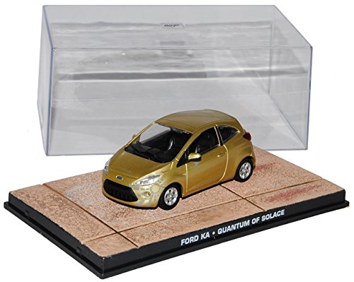 Ixo Ford Ka RU8 2. Generation Gold Beige Ab 2008 EIN Quantum Trodt J. Bond 1/43 Modell Auto mit individiuellem Wunschkennzeichen Ixo Ford Ka RU8 2. Generation Gold Beige Ab 2008 EIN Quantum Trodt J. Bond 1/43 Modell Auto mit individiuellem Wunschkennzeichen von Ixo