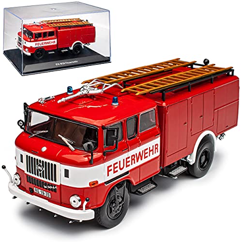 IXO IFA W50 TLF 16 Feuerwehr 1965-1990 1/43 Modell Auto mit individiuellem Wunschkennzeichen von IXO