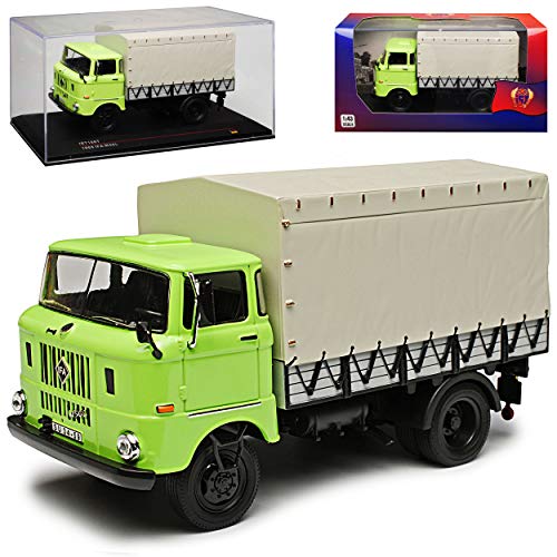 Ixo IFA W50L LKW Grün mit Plane DDR 1965-1990 1/43 Modell Auto von Ixo