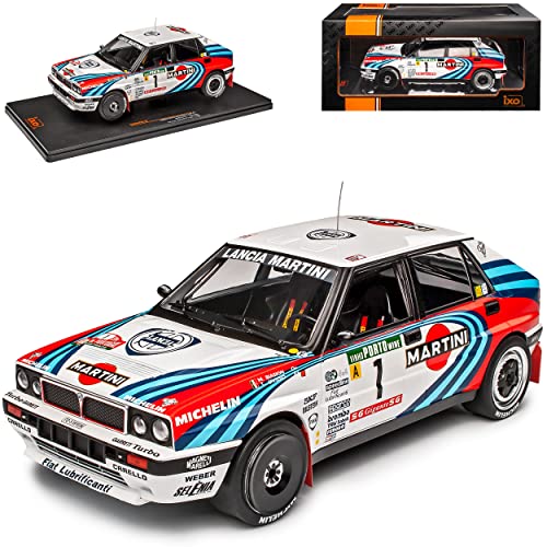 Ixo Lancia Delta I Typ 831 HF Integrale 16V Nr 1 Rally Gewinner Portugal 1990 Biasion 1. Generation 1979-1994 1/18 Modell Auto von Ixo