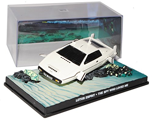 Ixo Lotus Esprit Weiss Der Spion der Mich liebte J. Bond 007 1/43 Modell Auto von Ixo