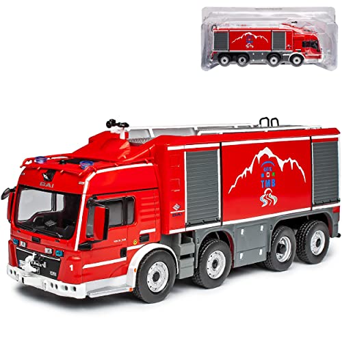 IXO Man TGS Proteus 35.540 Feuerwehr GEIE TMB 1/43 Modell Auto mit individiuellem Wunschkennzeichen von IXO