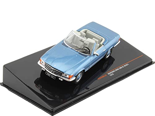 Ixo Mercedes 280 SL R107 1979 hellblau metallic Modellauto 1:43 Models von Ixo