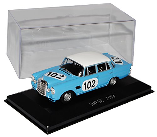 Ixo Mercedes-B S-Klasse 300SE Limousine Rallye W111 1959-1968 Inkl Zeitschrift Nr 74 1/43 Modell Auto von Ixo
