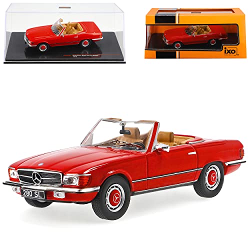 Ixo Mercedes-B SL-Klasse 280 SL Cabrio Rot R107 1971-1989 1/43 Modell Auto mit individiuellem Wunschkennzeichen Ixo Mercedes-B SL-Klasse 280 SL Cabrio Rot R107 1971-1989 1/43 Modell Auto mit individiuellem Wunschkennzeichen von Ixo