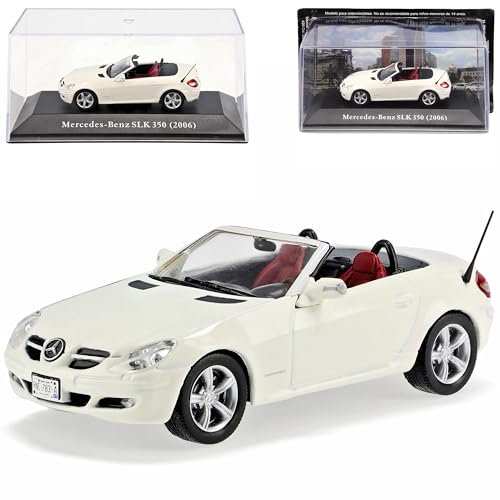 Ixo Mercedes-B SLK 350 R171 Cabrio Weiss 2004-2011 mit Sockel und Vitrine 1/43 Modell Auto Ixo Mercedes-B SLK 350 R171 Cabrio Weiss 2004-2011 mit Sockel und Vitrine 1/43 Modell Auto von Ixo