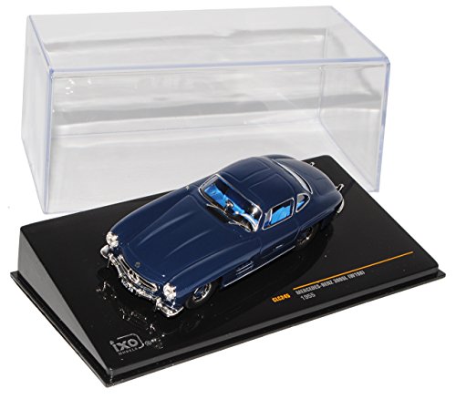 Ixo Mercedes-B 300SL Coupe Dunkel Blau W198 1954-1963 Flügeltürer CLC245 1/43 Modell Auto von Ixo