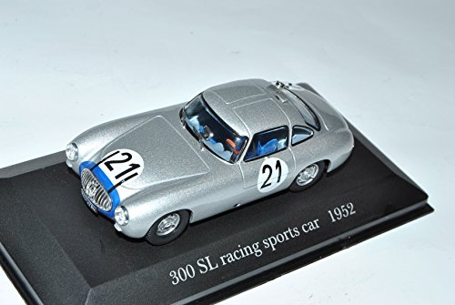 Ixo Mercedes-B 300SL Racing Sports Car 1952 Inkl Zeitschrift Nr 44 1/43 Modell Auto von Ixo