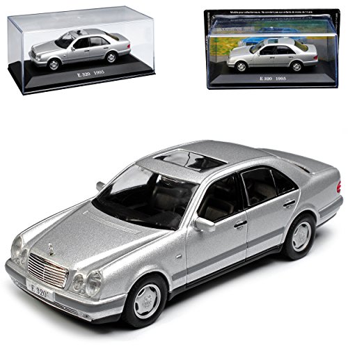 Ixo Defekte Vitrine Mercedes-Benz E-Klasse W210 E320 Limousine Silber 1995-2002 Nr 43 1/43 Modell Auto von Ixo