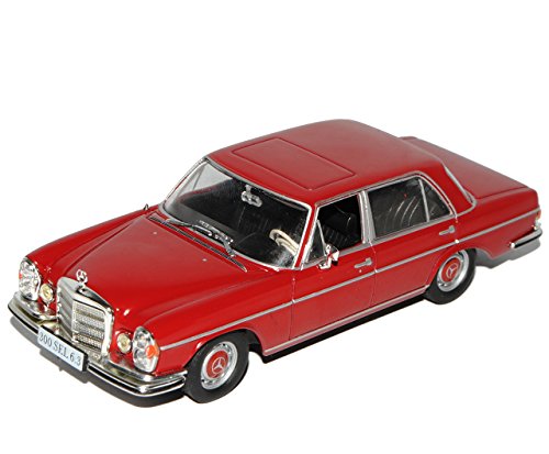 Ixo Mercedes-Benz S-Klasse 300SEL Limousine Rot Braun 6.3 1968 W109 1965-1972 Inkl Zeitschrift Nr 24 1/43 Modell Auto von Ixo
