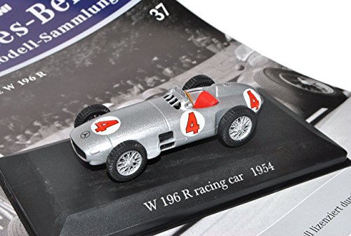 Ixo Mercedes-B W196 R 1954 Nr 4 Silber Inkl Zeitschrift Nr 37 1/43 Modell Auto Ixo Mercedes-B W196 R 1954 Nr 4 Silber Inkl Zeitschrift Nr 37 1/43 Modell Auto von Ixo
