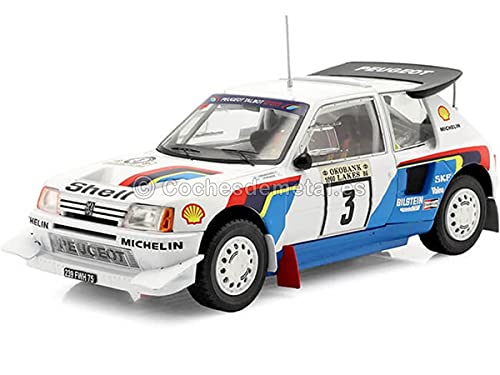 Ixo Models 1986 PDHgeot 205 T16 E2 Rallye 1000 Lakes Kankkunen/Pironen 1:24 24RAL005B von Ixo