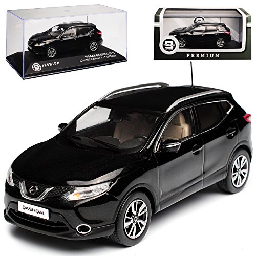 Ixo Nisan Qashqai J11 Schwarz 2. Generation Ab 2013 limitiert 1 von 1008 Triple 9 1/43 Modell Auto mit individiuellem Wunschkennzeichen von Ixo