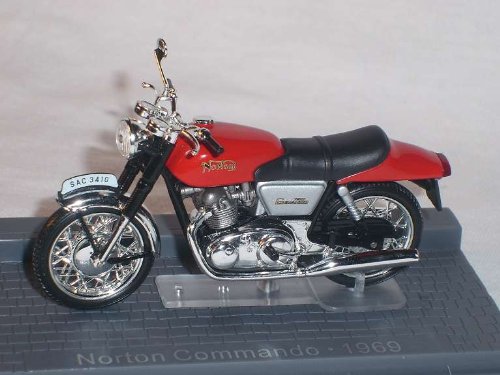 Ixo Norton Commando 1969 750 Rot 1/24 Altaya by Modellmotorrad Modell Motorrad Sonderangebot von Ixo