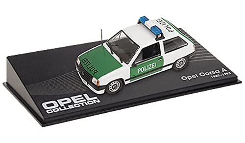 Ixo Opel Corsa A Polizei 1982-1993 Inkl Zeitschrift Nr 93 1/43 Modell Auto von Ixo