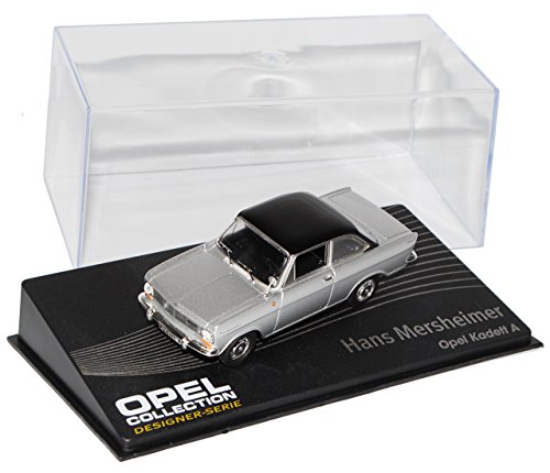 Ixo Opel Kadett A Coupe Silber 1962-1965 Inkl Zeitschrift Nr 135 1/43 Modell Auto von Ixo