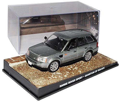 Ixo Range R*o*v*e*r Sport 1. Generation Grau 2005-2013 EIN Quantum Trost J. Bond 1/43 Modell Auto mit individiuellem Wunschkennzeichen von Ixo
