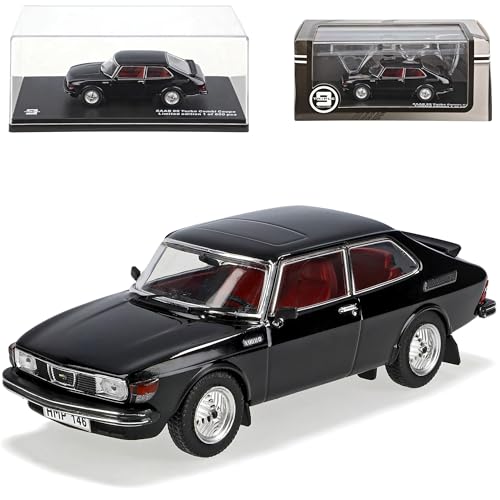 Ixo Saab 99 Coupe Kombi Schwarz 1968-1984 limitiert 1 von 600 Triple 9 1/43 Modell Auto von Ixo
