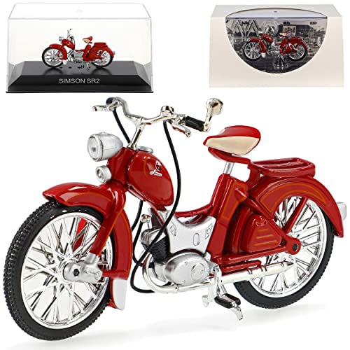 Ixo Simson SR2 Rot Braun 1957-1964 DDR 1/24 Modell Motorrad mit individiuellem Wunschkennzeichen Ixo Simson SR2 Rot Braun 1957-1964 DDR 1/24 Modell Motorrad mit individiuellem Wunschkennzeichen von Ixo