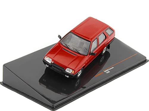 Ixo Skoda Forman Kombi 1990 rot Modellauto 1:43 Models von Ixo
