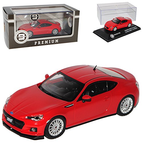 Ixo Subaru BRZ STI TS Coupe Rot Ab 2012 limitiert 1 von 504 Triple 9 1/43 Modell Auto von Ixo