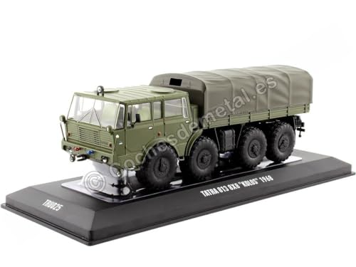 Ixo TRU025 kompatibel mit Tatra 813 8x8 Kolos matt Oliv Maßstab 1:43 Modellauto von Ixo