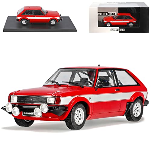 Ixo Talbot Sunbeam Lotus Rot 1977-1981 Mit Sockel 1/24 Whitebox Modell Auto von Ixo