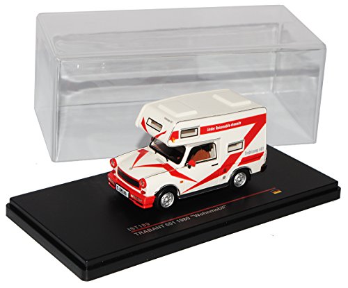 Ixo Trabant 601 1980 Wohnmobil Linder Reisemobile Chemnitz Camping Weiss 189 1/43 Modell Auto von Ixo