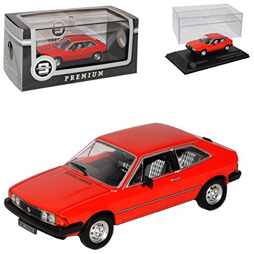 Ixo Volkwagen Sciroco I Coupe Rot 1. Generation 1974-1981 limitiert 1 von 1000 Triple 9 1/43 Modell Auto mit individiuellem Wunschkennzeichen von Ixo