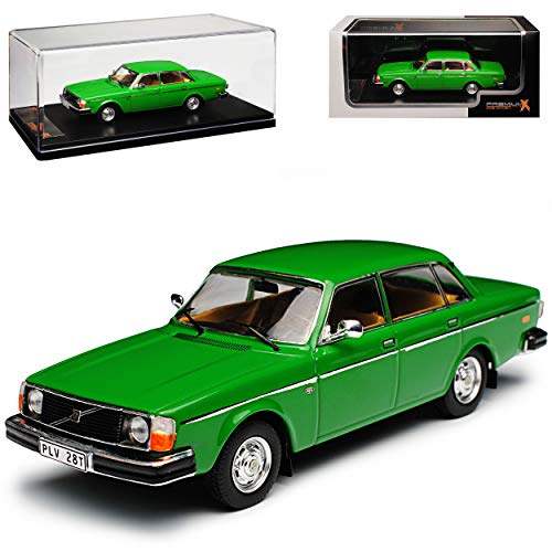 Ixo Volvo 244 Limousine Grün 1974-1993 1/43 PremiumX Modell Auto von Ixo