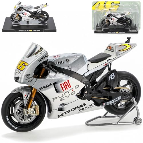 Ixo Yamah. 2009 YZR-M1 Valentino.Rossi Estoril Mit Sockel 1/18 Modell Motorrad Ixo Yamah. 2009 YZR-M1 Valentino.Rossi Estoril Mit Sockel 1/18 Modell Motorrad von Ixo