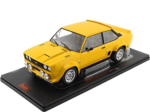 Ixo kompatibel mit FIAT 131 Abarth 1980 gelb Modellauto 1:18 Models von Ixo