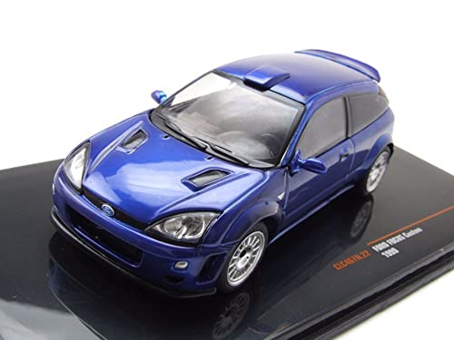 Ixo kompatibel mit Ford Focus RS 1999 blau metallic Modellauto 1:43 Models von Ixo Model