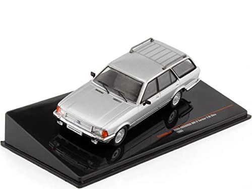 Ixo kompatibel mit Ford Granada MKII GHIA Turnier Kombi 1982 Silber Modellauto 1:43 Models von Ixo Model