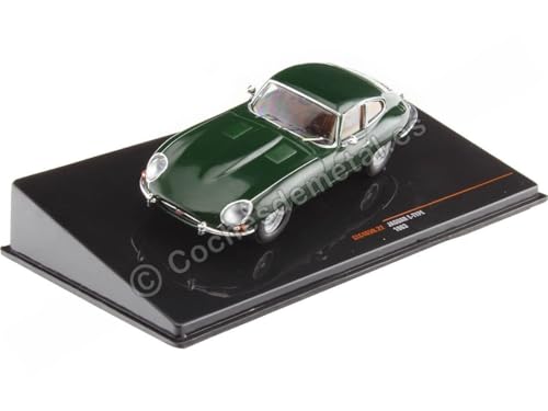 Ixo kompatibel mit Jaguar E-Type 1963 dunkelgrün Modellauto 1:43 Models von Ixo Model