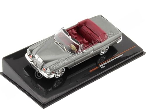 Ixo kompatibel mit Mercedes 280 SE 3.5 W111 Cabrio 1969 grau metallic Modellauto 1:43 Models Ixo kompatibel mit Mercedes 280 SE 3.5 W111 Cabrio 1969 grau metallic Modellauto 1:43 Models von ixo models