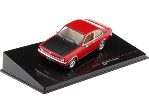 Ixo kompatibel mit Opel Kadett C Coupe SR 1976 rot schwarz Modellauto 1:43 Models von Ixo Model