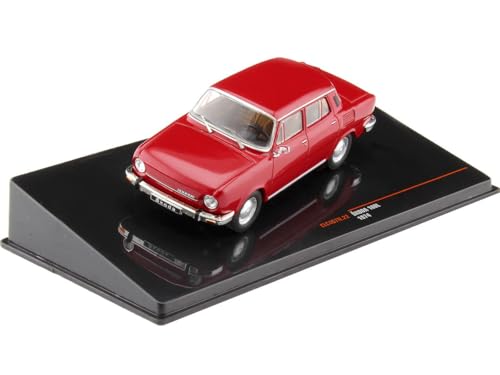 ixo models kompatibel mit Skoda 100 L 1974 rot Modellauto 1:43 von ixo models