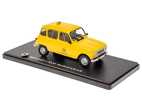 Ixo Renault 4 Taxi Madagaskar Gelb 1/43 Auto Spielzeugfahrzeug Kind, unisex Kind und Jugendliche von Ixo
