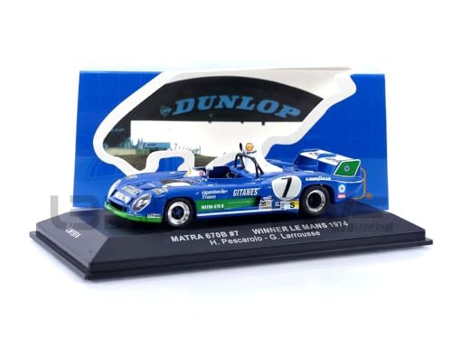 ixo Druckguss-Modell Matra 670B (1974 Le Mans Winner) in Blau von Ixo