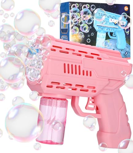 Seifenblasenpistole Kinder Seifenblasenmaschine,Seifenblasen Machin 10000+ Blasen/Minute mit 90ML Seifenblasenlösung,Automatische Bubble Maker Geschenk für Kinder/Geburtstag/Party Seifenblasenpistole Kinder Seifenblasenmaschine,Seifenblasen Machin 10000+ Blasen/Minute mit 90ML Seifenblasenlösung,Automatische Bubble Maker Geschenk für Kinder/Geburtstag/Party von Ixydor
