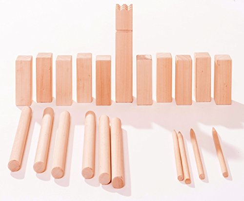 Izzy Holz Wikinger Kubb Schwedisches Schachspiel, Wikinger Outdoor Garten Geschicklichkeitsspiel für Erwachsene und Kinder, gut geeignet für Kinder zu handhaben - Größe M Izzy Holz Wikinger Kubb Schwedisches Schachspiel, Wikinger Outdoor Garten Geschicklichkeitsspiel für Erwachsene und Kinder, gut geeignet für Kinder zu handhaben - Größe M von Izzy