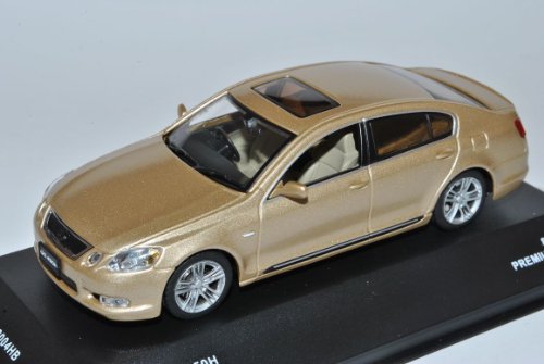 J-Collection Lexus GS450H Beige 2005-2012 1/43 Modell Auto mit individiuellem Wunschkennzeichen von J-Collection