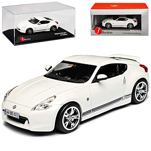 J-Collection Nisan 370Z Z34 Fairlady Z Weiss GT Edition Ab 2008 1/43 Modell Auto von J-Collection