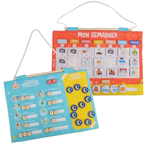 J.A.D.E - Dankbarkeitswochenkalender für Kinder - Montessori - 141511 - Bildungsspiel - Mehrfarbig - Stoff - Stimmung - Schlaf - Kinderspiel - Französisches Design - Jade - Ab 3 Jahren. J.A.D.E - Dankbarkeitswochenkalender für Kinder - Montessori - 141511 - Bildungsspiel - Mehrfarbig - Stoff - Stimmung - Schlaf - Kinderspiel - Französisches Design - Jade - Ab 3 Jahren. von J.A.D.E